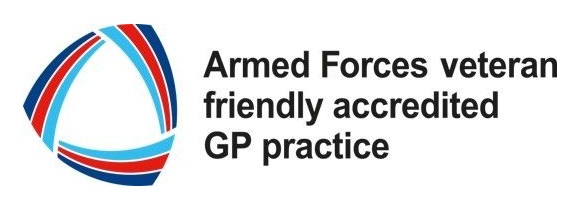 Armed Forces veteran friendly accredited GP practice logo